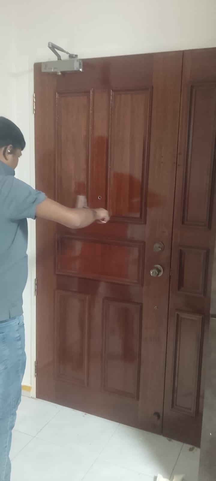 Wooden Door Varnish — Painting & Varnish Services