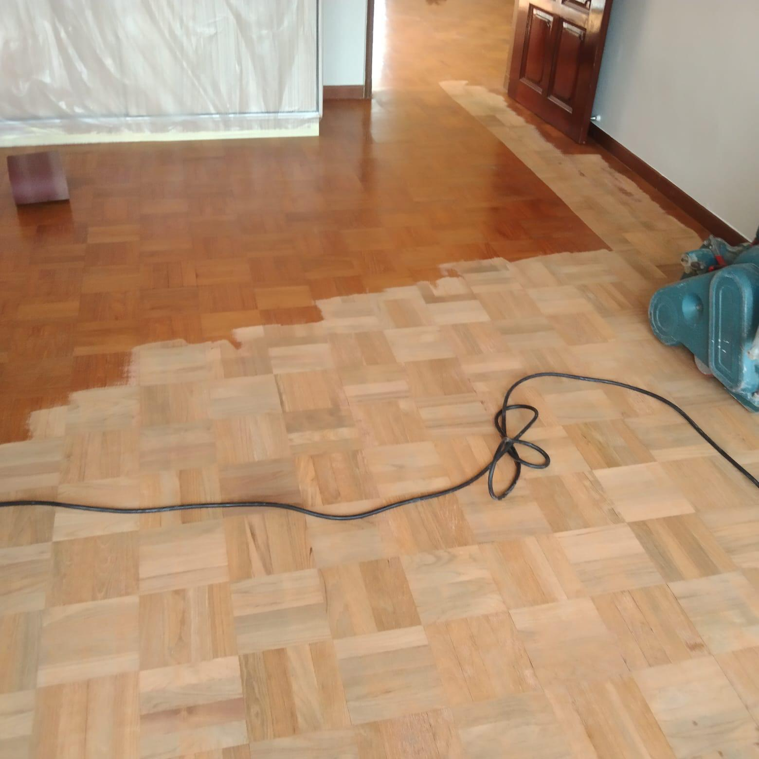 Parquet Floor Polish — Bedroom in Singapore, Singapore