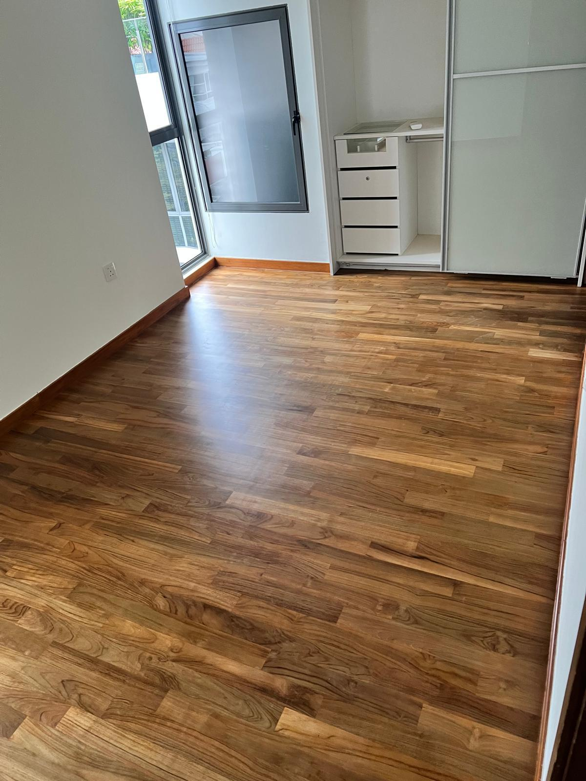 Parquet Floor Polish — Bedroom in Singapore, Singapore